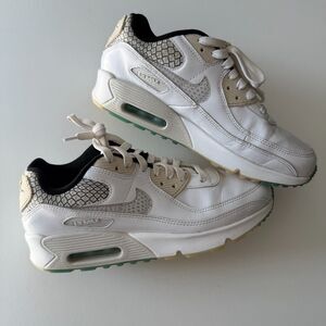 Nike Air Max 90 SE 2 GS White Glacier Ice Size 7Y Boys Big Kid Shoes, Running